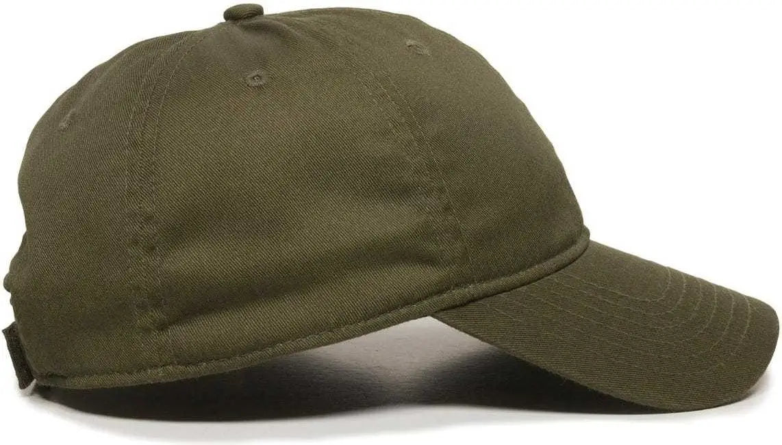 Oc Sports Rpet100 Certified Recycled Pet Lightly Structured Cap - Olive - 6 7/8’’ - 7 1/2’’