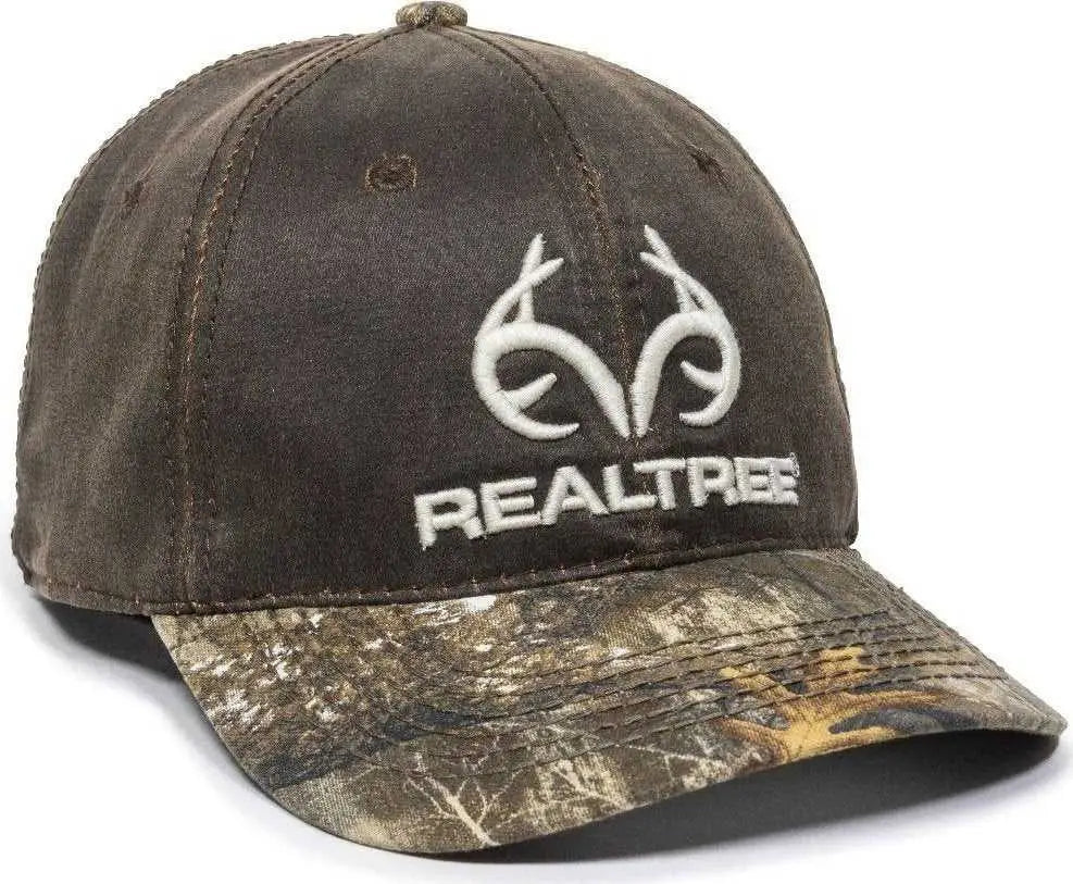 Oc Sports Rt01a Adjustable Cap - Brown Realtree Edge