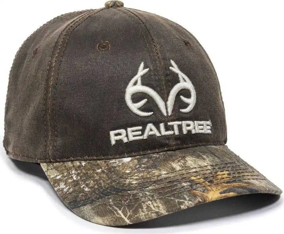Oc Sports Rt01a Adjustable Cap - Brown Realtree Edge - 6 7/8’’ - 7 1/2’’