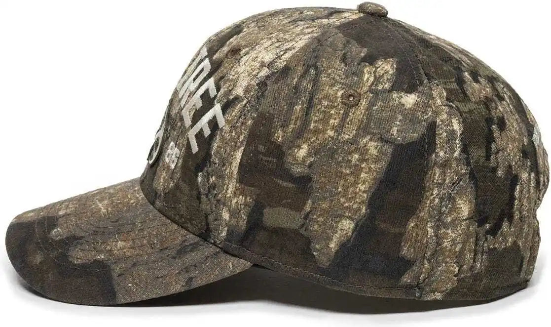 Oc Sports Rt23a Mid Crown Structered Cap - Realtree Timber - 6 7/8’’ - 7 1/2’’