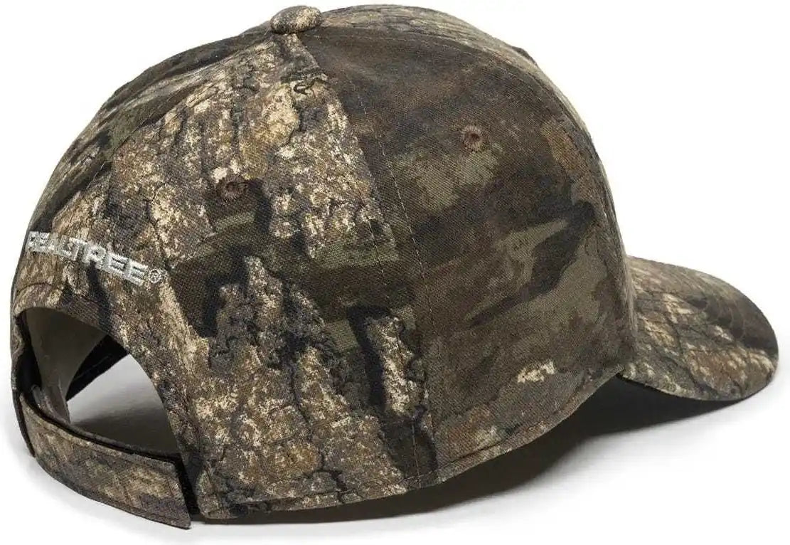 Oc Sports Rt23a Mid Crown Structered Cap - Realtree Timber - 6 7/8’’ - 7 1/2’’