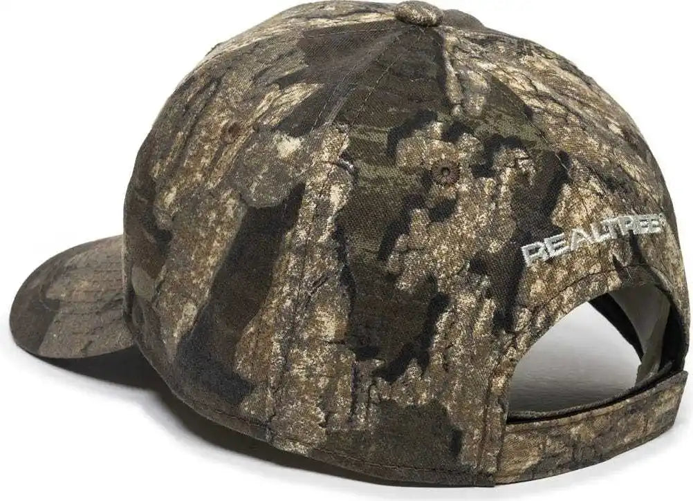 Oc Sports Rt23a Mid Crown Structered Cap - Realtree Timber - 6 7/8’’ - 7 1/2’’
