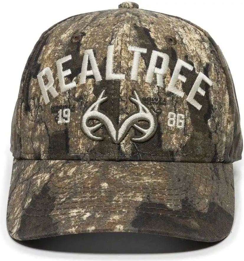 Oc Sports Rt23a Mid Crown Structered Cap - Realtree Timber - 6 7/8’’ - 7 1/2’’