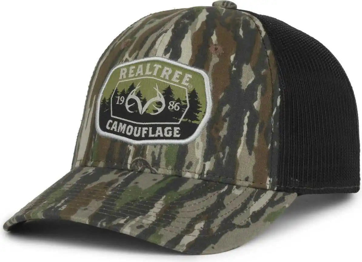 Oc Sports Rt89 Realtree Original Camo Cap - Black - Osfm