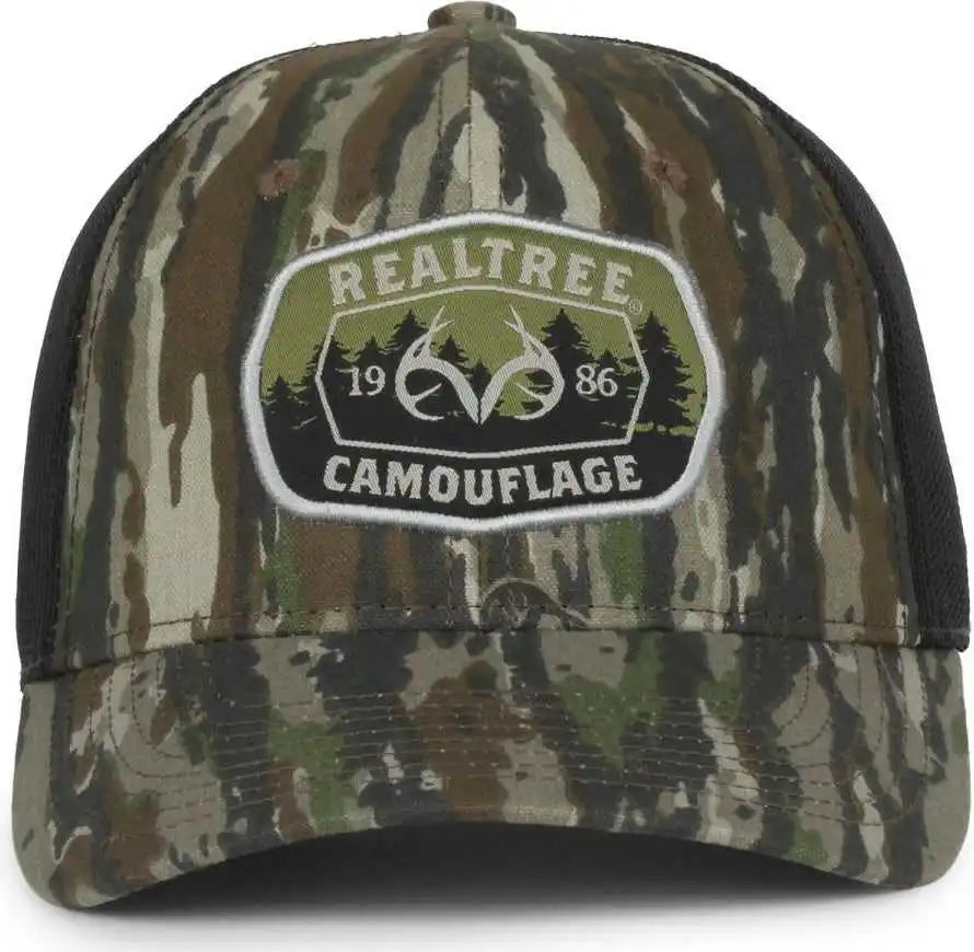 Oc Sports Rt89 Realtree Original Camo Cap - Black - Osfm