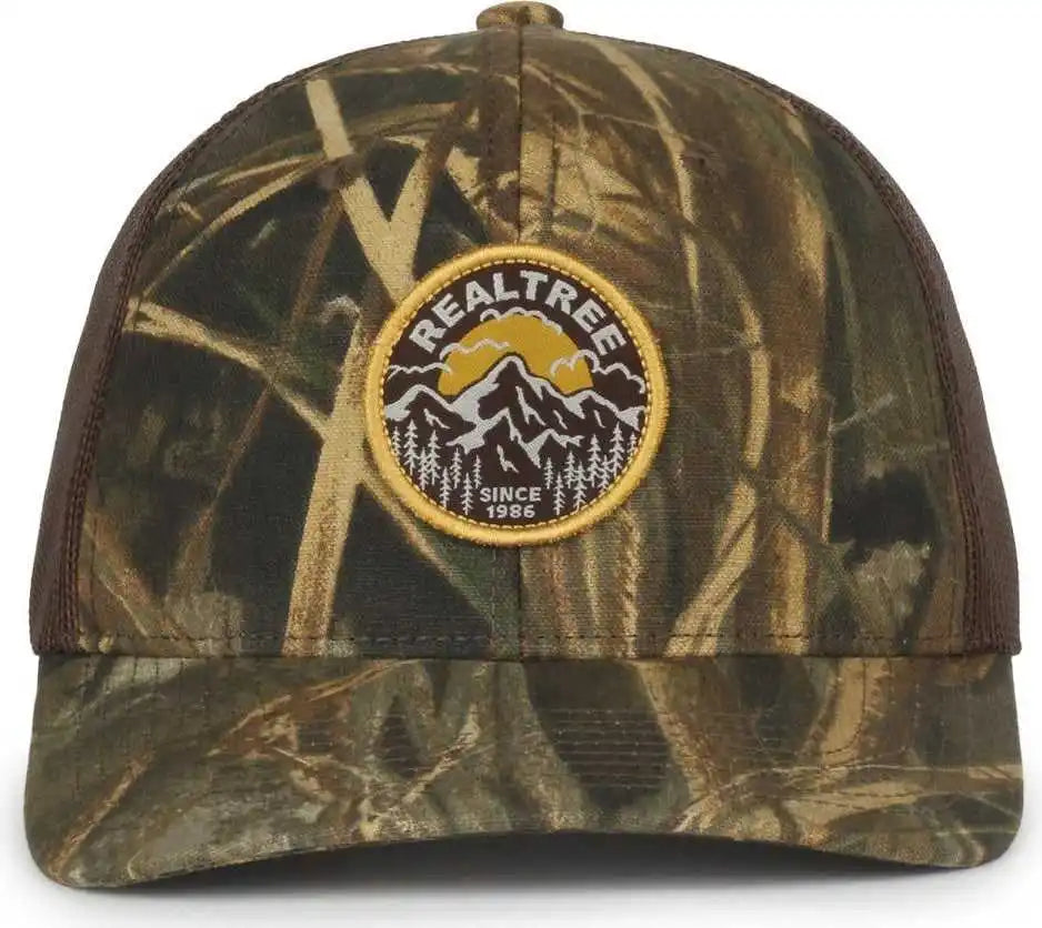 Oc Sports Rt90 Realtree Waterfowl Pattern Cap - Max 7 Brown - Osfm