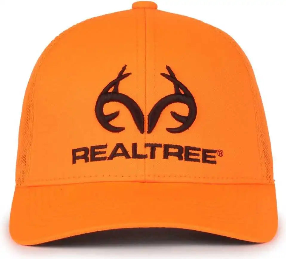 Oc Sports Rt91 Realtree Black Logo Cap - Blaze - Osfm