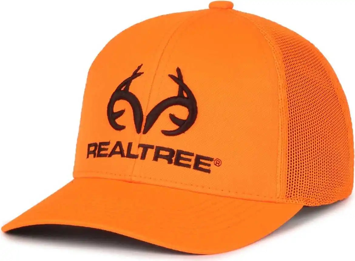 Oc Sports Rt91 Realtree Black Logo Cap - Blaze - Osfm