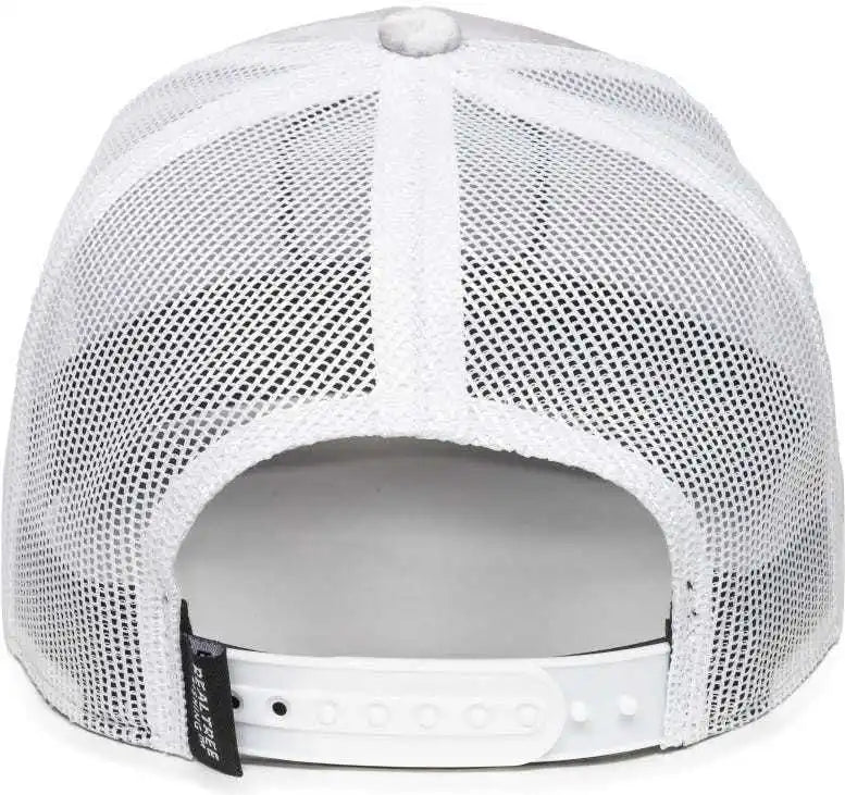 Oc Sports Rtf04a Structured Mesh Back Cap - Realtree Fishing Wav3 White - 6 7/8’’ - 7 1/2’’