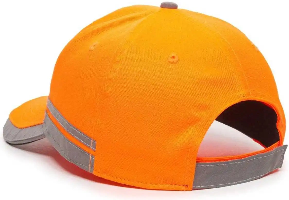 Oc Sports Saf-201 Adjustable Cap that is Easily Visible - Blaze - 6 7/8’’ - 7 1/2’’