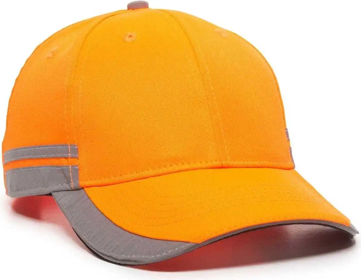 Oc Sports Saf-201 Adjustable Cap that is Easily Visible - Blaze - 6 7/8’’ - 7 1/2’’