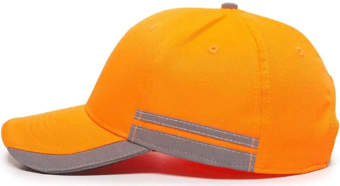 Oc Sports Saf-201 Adjustable Cap that is Easily Visible - Blaze - 6 7/8’’ - 7 1/2’’
