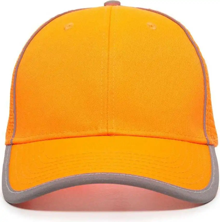 Oc Sports Saf-300m Adjustable Mesh Back Cap that is Easily Visible - Blaze - 6 7/8’’ - 7 1/2’’