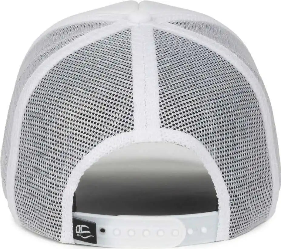 Oc Sports Se-foam Special Edition Embroidered Foam Mesh Trucker with Cords Cap - White - Osfm
