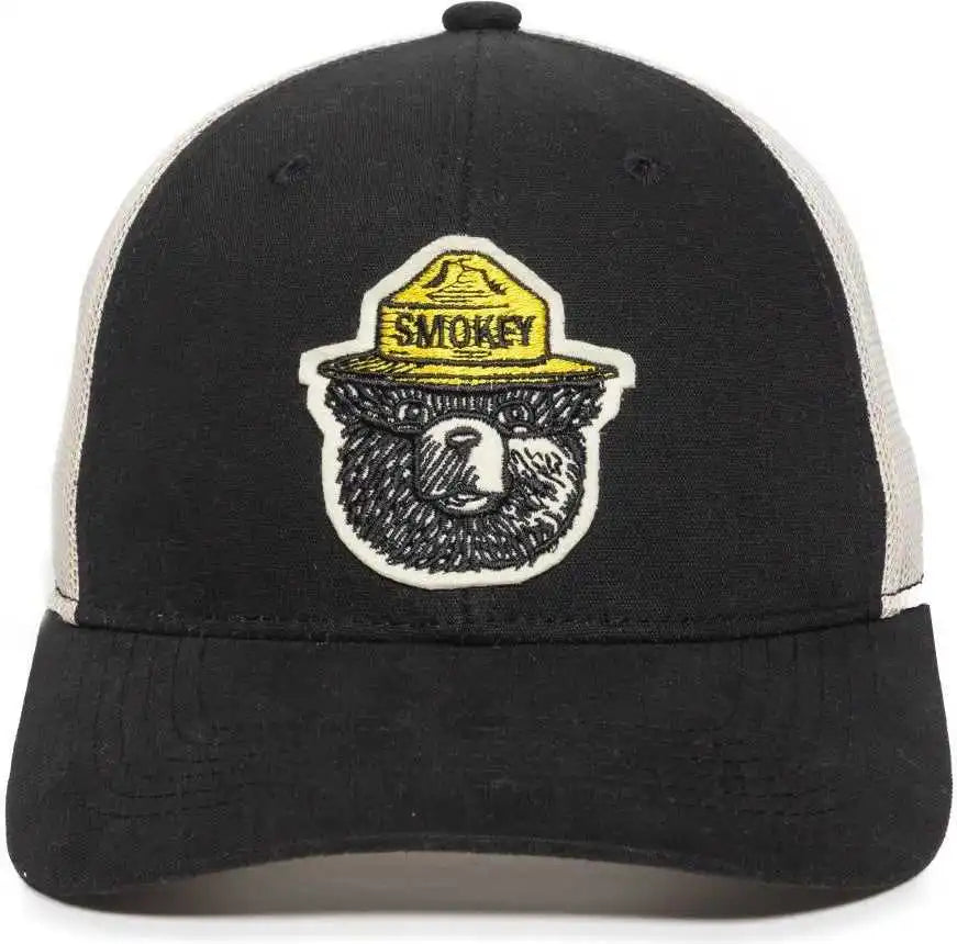 Oc Sports Smokey01 Smokey Bear Series Cap - Black Putty - Osfm