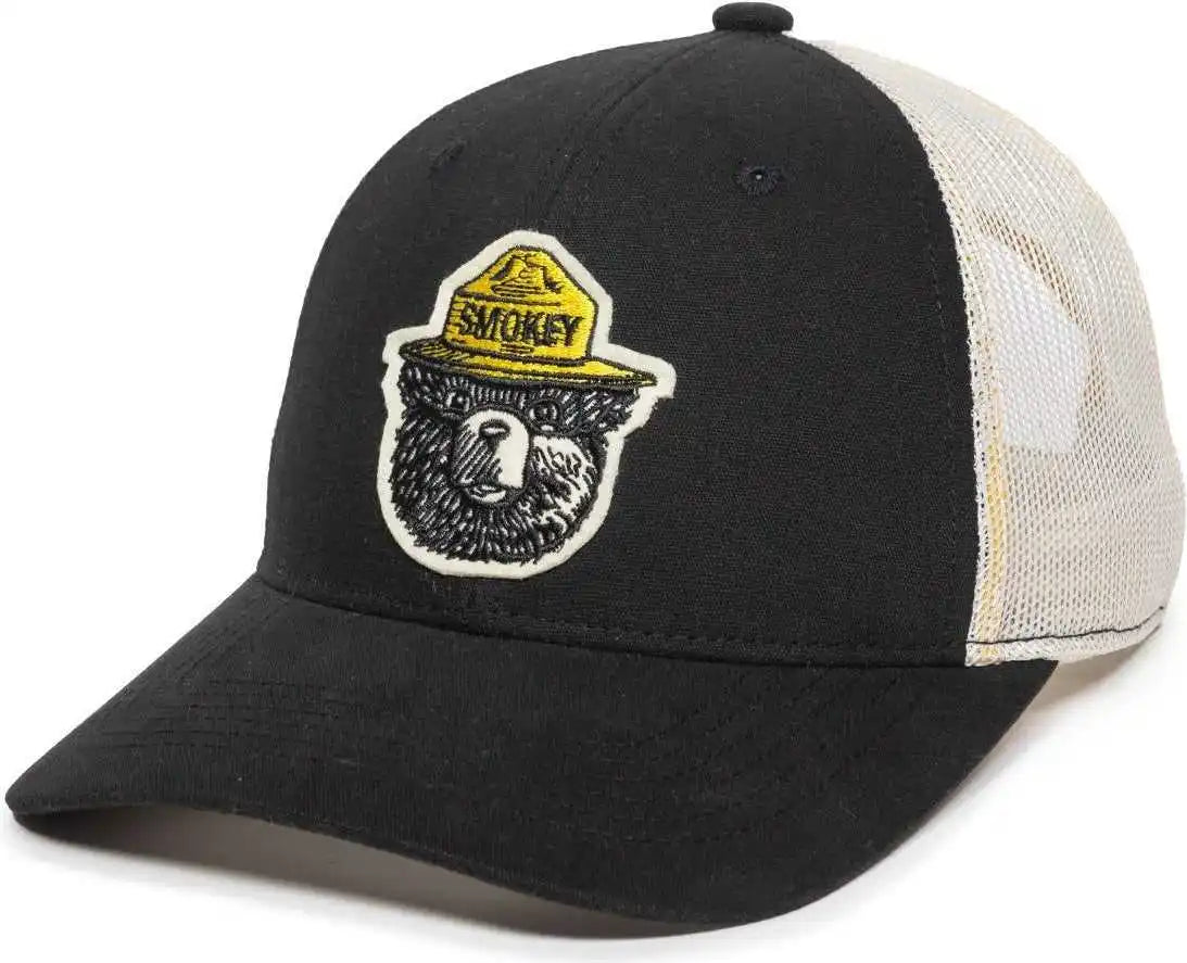 Oc Sports Smokey01 Smokey Bear Series Cap - Black Putty - Osfm