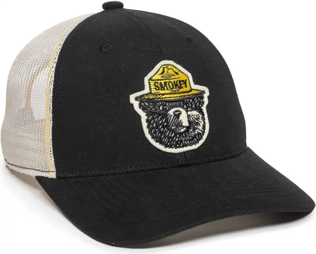 Oc Sports Smokey01 Smokey Bear Series Cap - Black Putty - Osfm