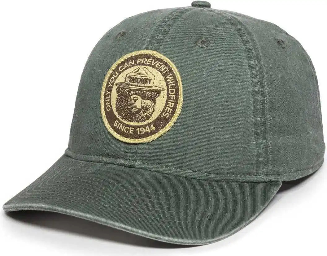 Oc Sports Smokey02 Smokey Bear Series Cap Dark Green / Osfm