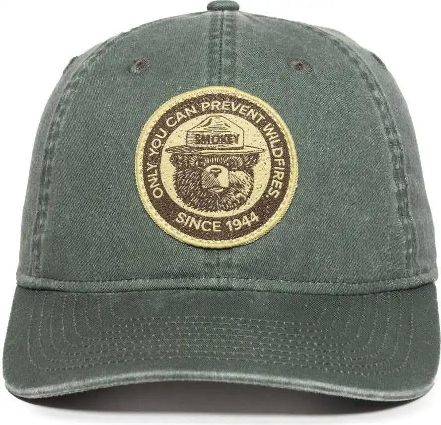 Oc Sports Smokey02 Smokey Bear Series Cap Dark Green / Osfm
