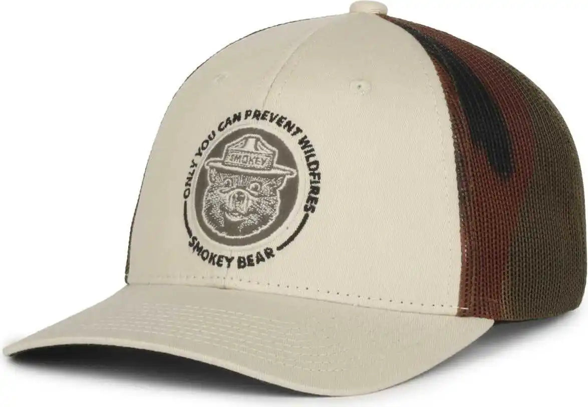 Oc Sports Smokey06 Smokey Bear Series Cap - Putty Green Generic Camo - Osfm