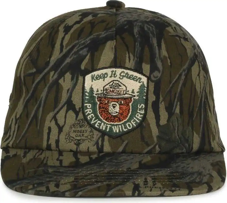 Oc Sports Smokey09 Smokey Bear Series Cap - Mossy Oak Original Treestand - 6 7/8’’ - 7 1/2’’