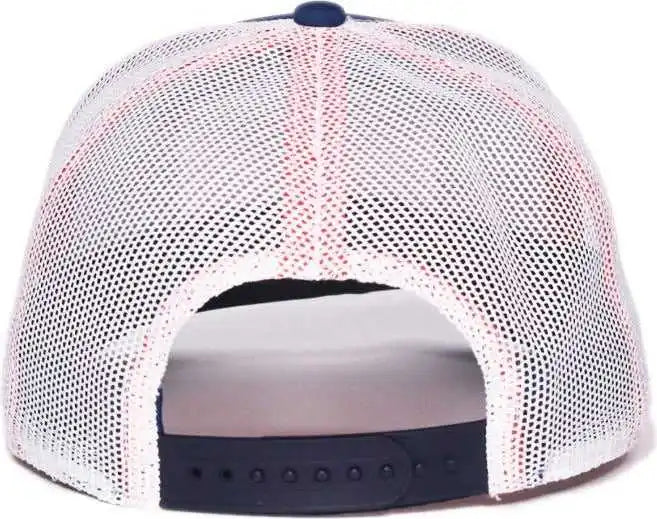 Oc Sports Space02 Nasa Mesh Back Mini Ripstop Nylon Cap - Navy White - Osfm
