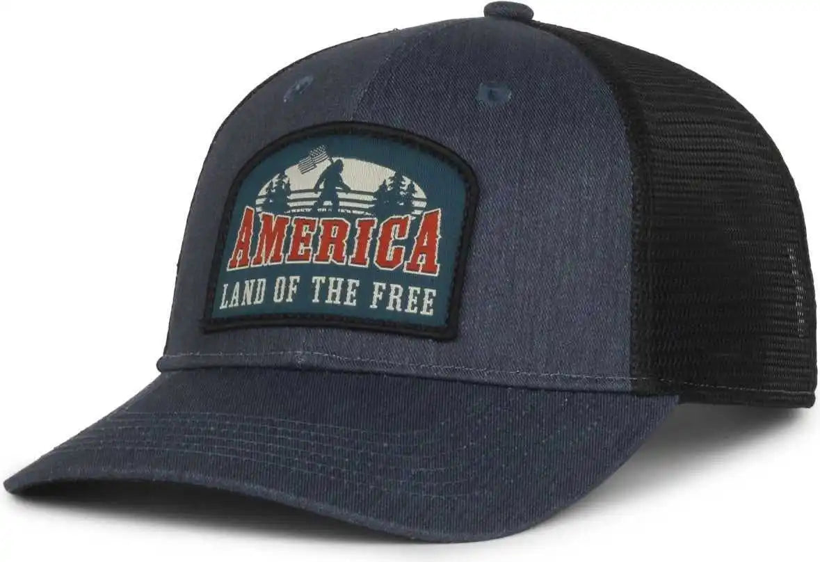 Oc Sports Squatch05 Squartch Series Cap - Heathered Navy Black - 6 7/8’’ - 7 1/2’’