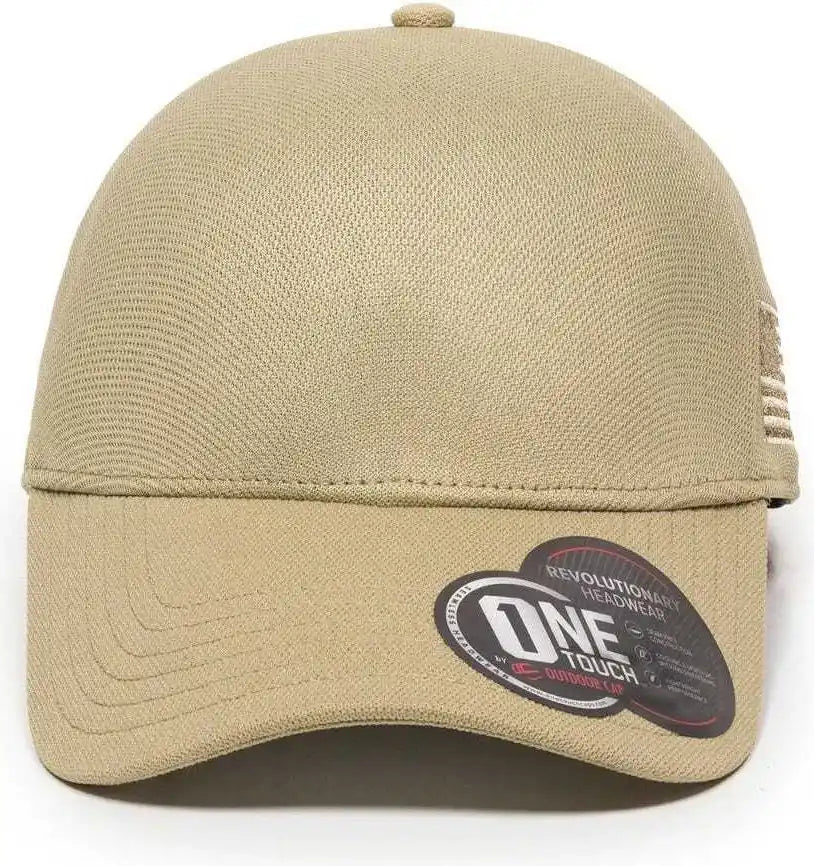 Oc Sports Strike Flexible Fitting Cap - Khaki - 7 1/4’’ - 5/8’’