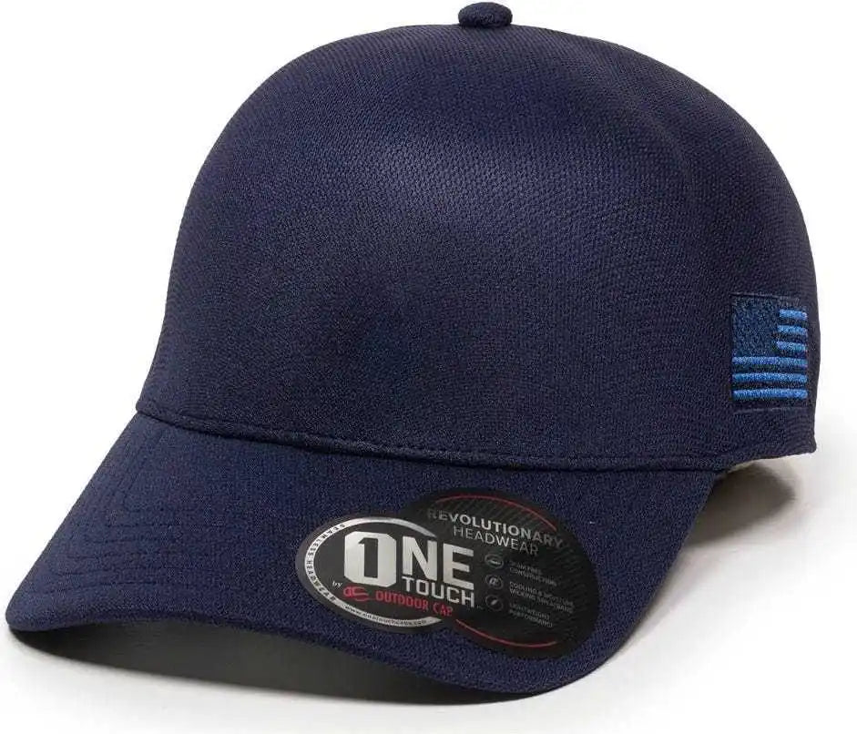 Oc Sports Strike Flexible Fitting Cap - Navy - 7 1/4’’ - 5/8’’