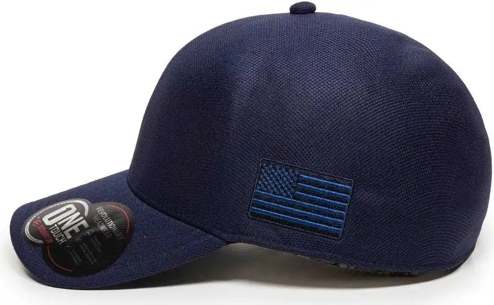 Oc Sports Strike Flexible Fitting Cap - Navy - 7 1/4’’ - 5/8’’