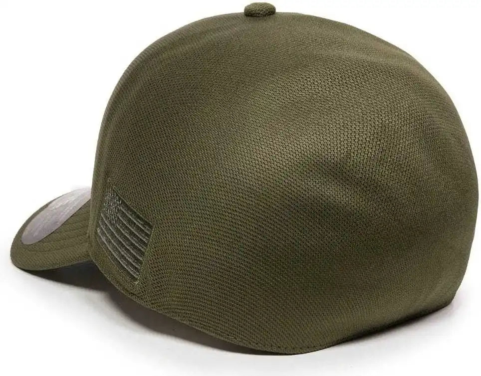Oc Sports Strike Flexible Fitting Cap - Olive - 7 1/4’’ - 5/8’’