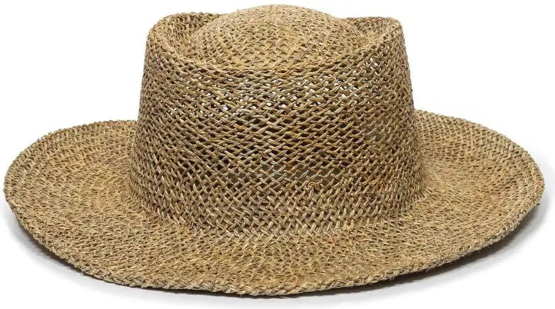 Oc Sports Stw-100 Gambler Straw Hat - Sea Grass - Tan / 6 7/8’’ - 7 1/2’’