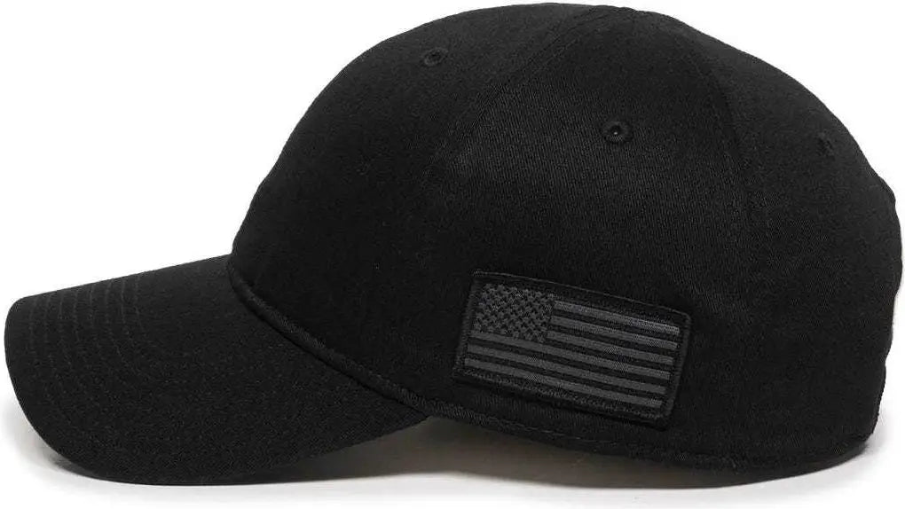 Oc Sports Tac-500 Adjustable Cap - Black - 6 7/8’’ - 7 1/2’’