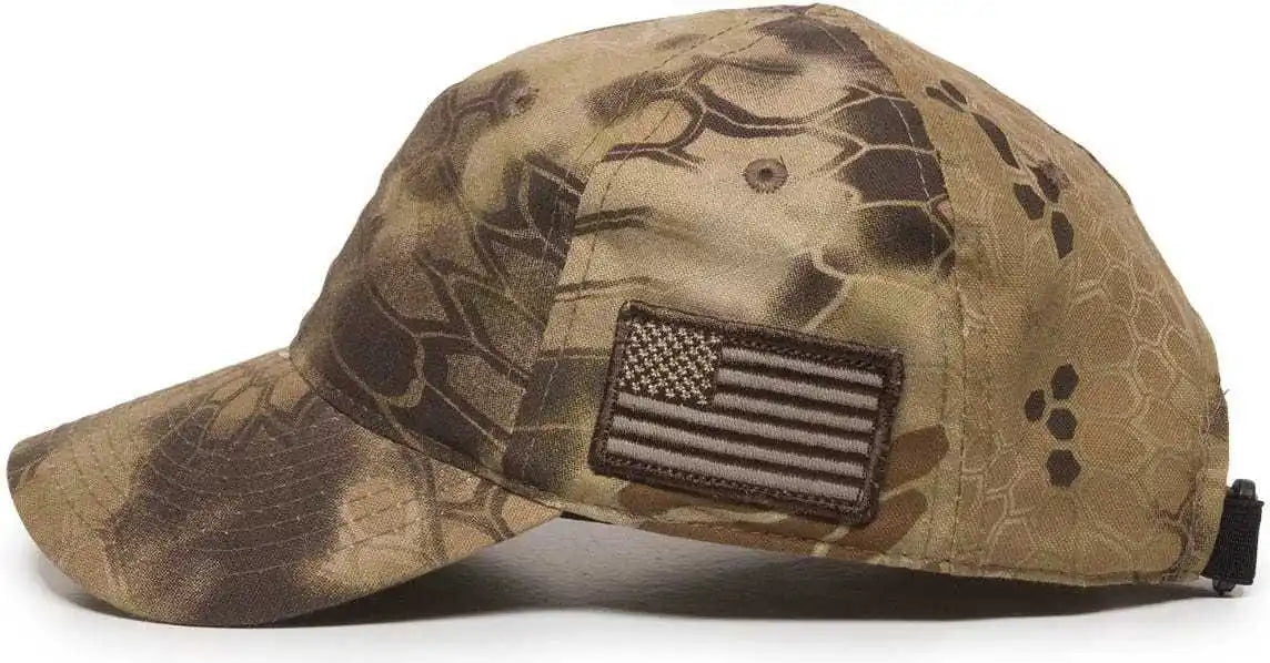 Oc Sports Tac-600 Adjustable Cap - Kryptek Highlander - 6 7/8’’ - 7 1/2’’
