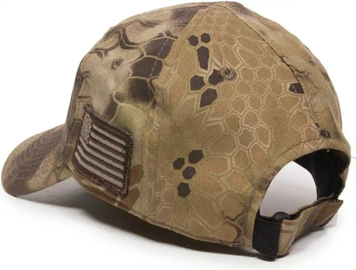 Oc Sports Tac-600 Adjustable Cap - Kryptek Highlander - 6 7/8’’ - 7 1/2’’