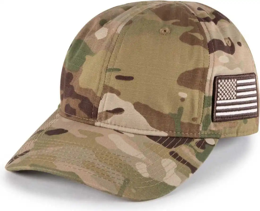 Oc Sports Tac-700 Tactical Multicam Cap with Flag - Nyco Extreme Original - Osfm