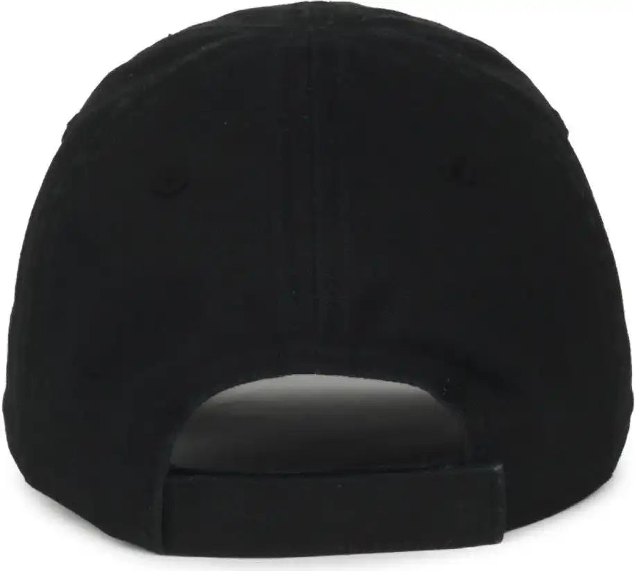 Oc Sports Tdl-116 Toddler Unstructured Garment Washed Cap - Black