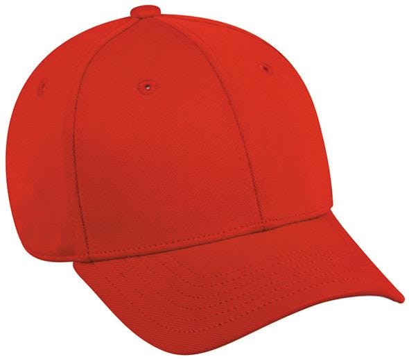 Oc Sports Tgs1925x Polyester with Bamboo Proflex Cap - Red - 6 3/4’’ - 7 1/8’’