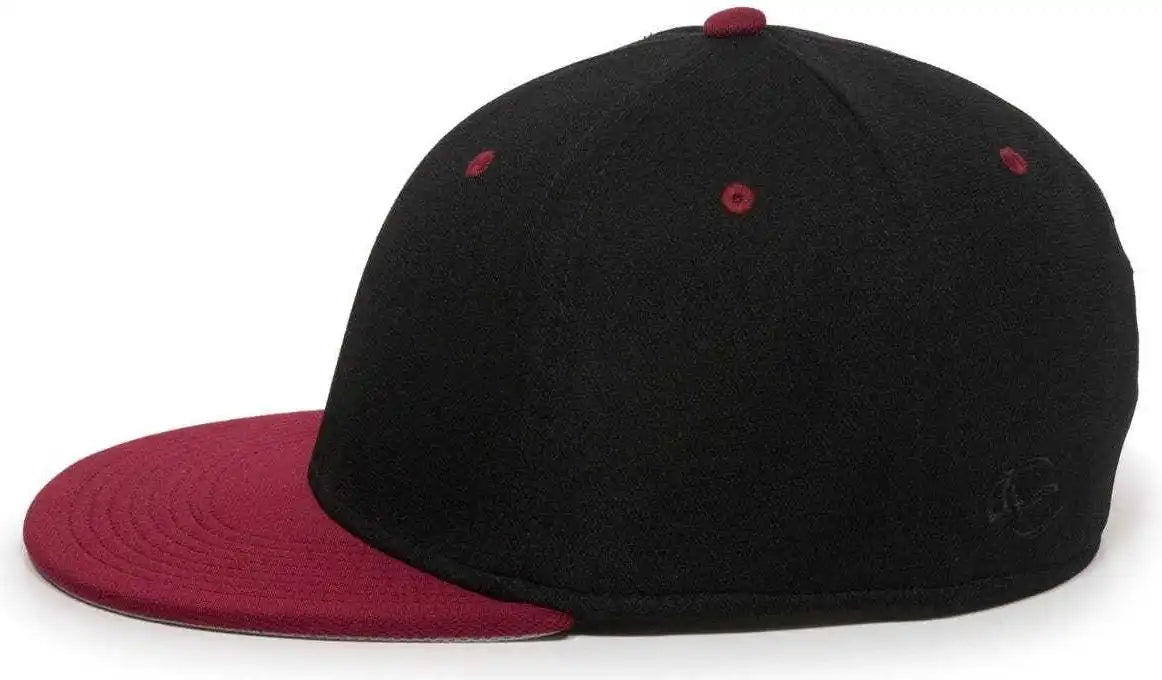 Oc Sports Tgs1930x Proflex Bamboo Charcoal Flat Visor Cap - Black Cardinal