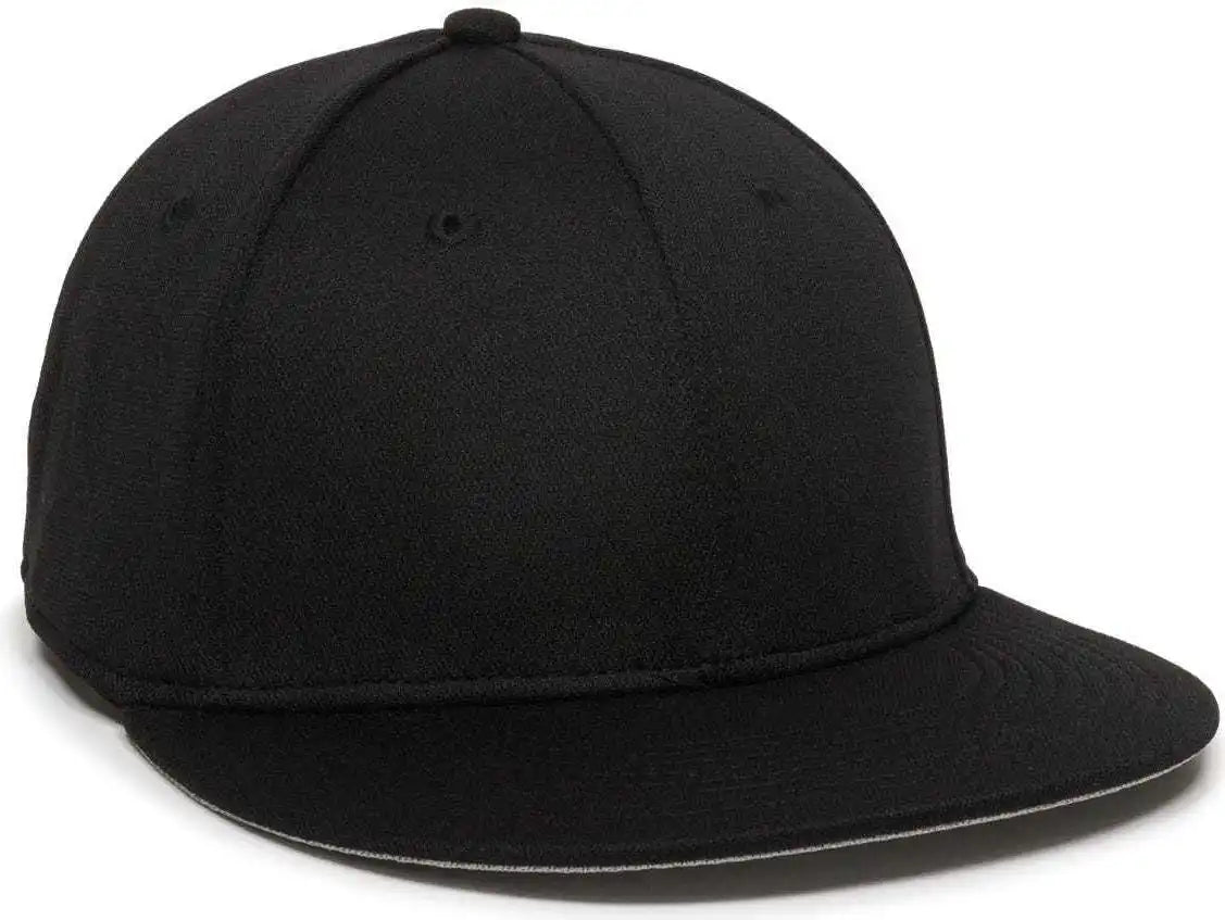 Oc Sports Tgs1930x Proflex Bamboo Charcoal Flat Visor Cap - Black - 6 3/8’’ - 3/4’’