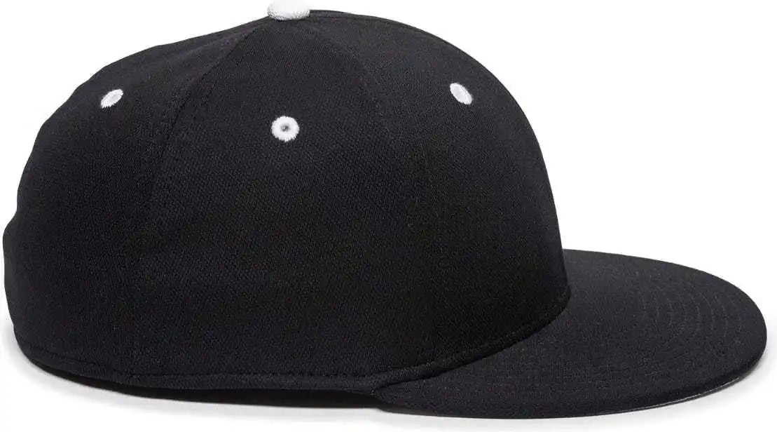 Oc Sports Tgs1930x Proflex Bamboo Charcoal Flat Visor Cap - Black White