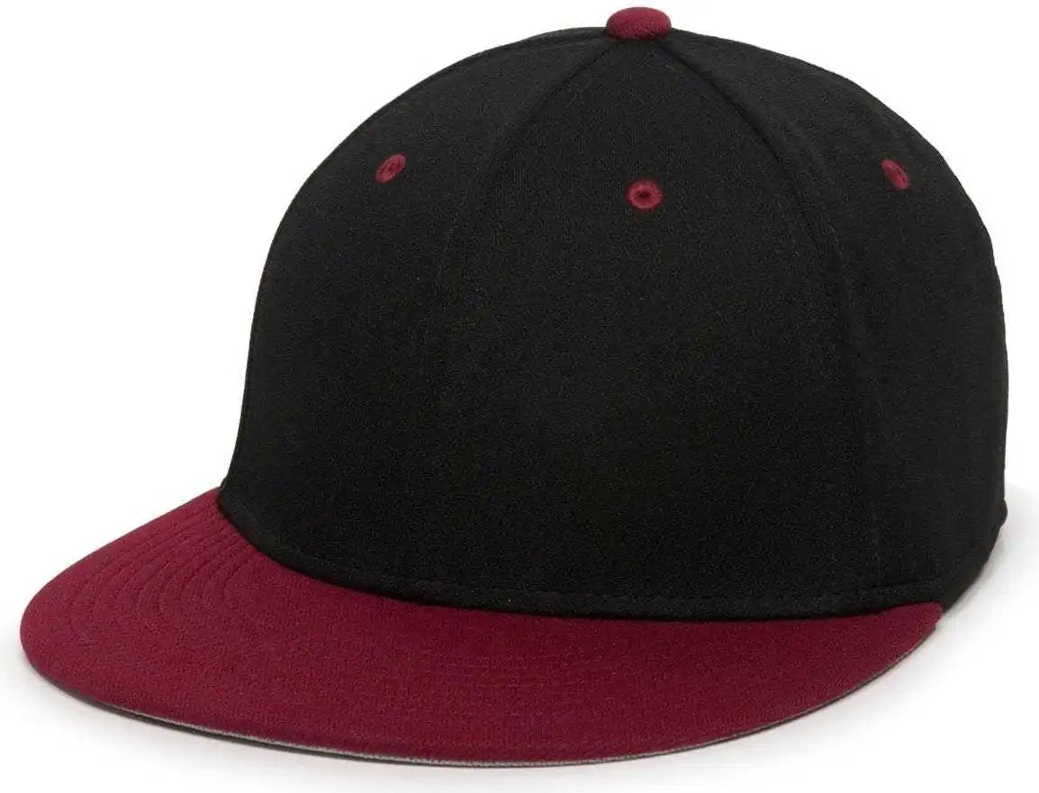 Oc Sports Tgs1930x Proflex Bamboo Charcoal Flat Visor Cap - Black Cardinal