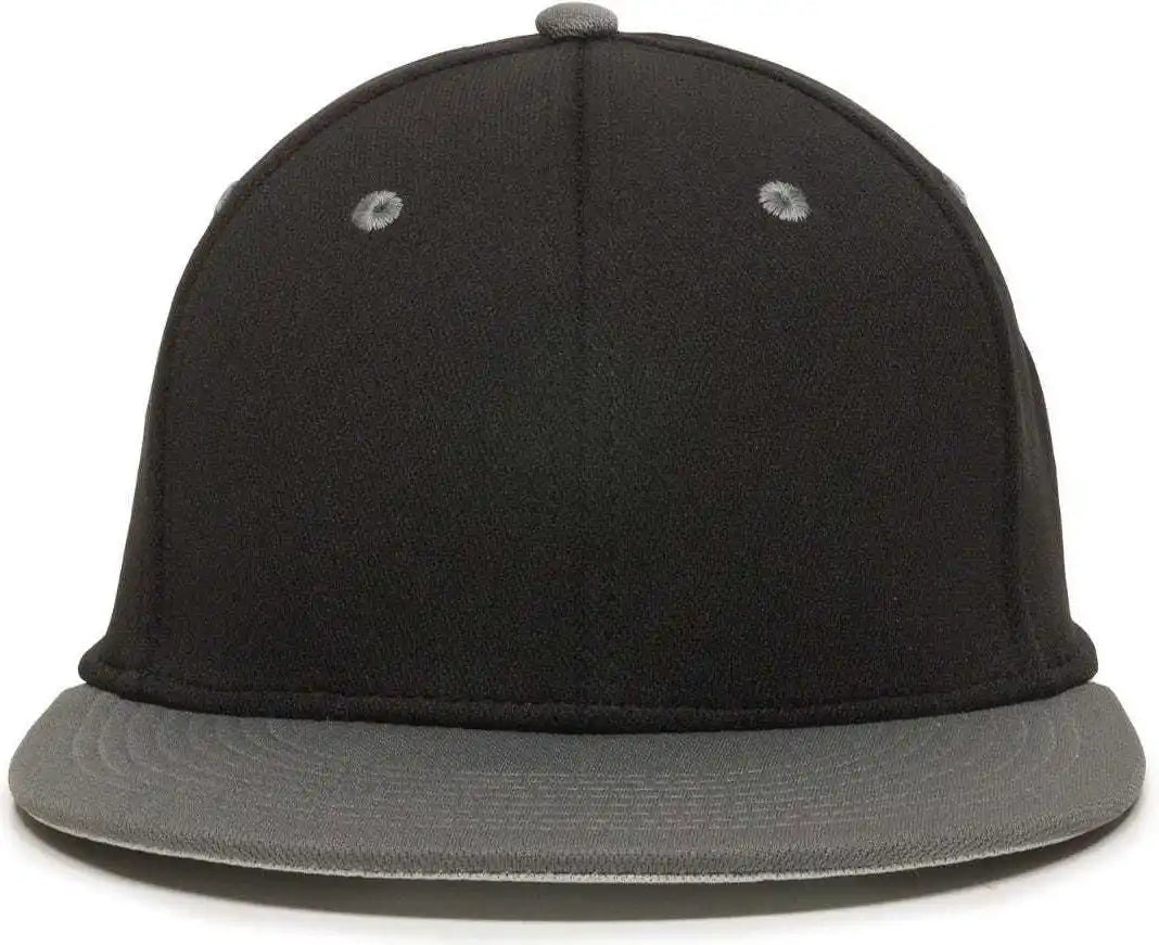 Oc Sports Tgs1930x Proflex Bamboo Charcoal Flat Visor Cap - Black Dark Gray