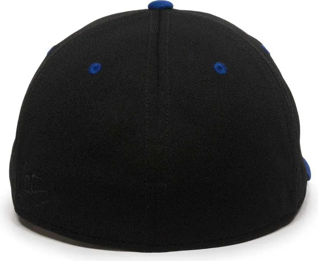 Oc Sports Tgs1930x Proflex Bamboo Charcoal Flat Visor Cap - Black Royal - 6 3/8’’ - 3/4’’