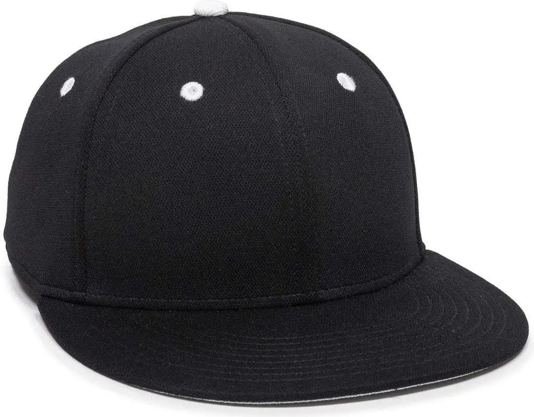 Oc Sports Tgs1930x Proflex Bamboo Charcoal Flat Visor Cap - Black White - 6 3/8’’ - 3/4’’