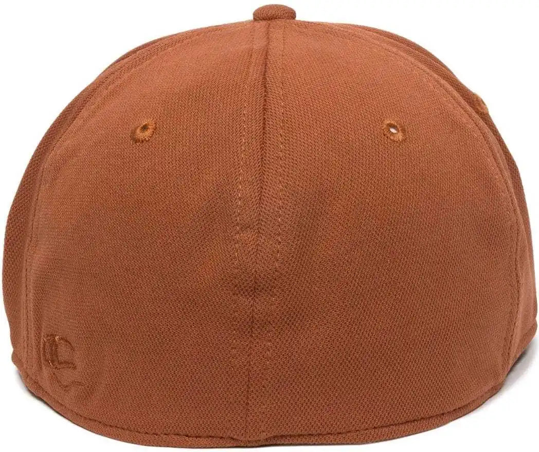 Oc Sports Tgs1930x Proflex Bamboo Charcoal Flat Visor Cap - Bt Orange - Burnt / 6 3/8’’ - 3/4’’