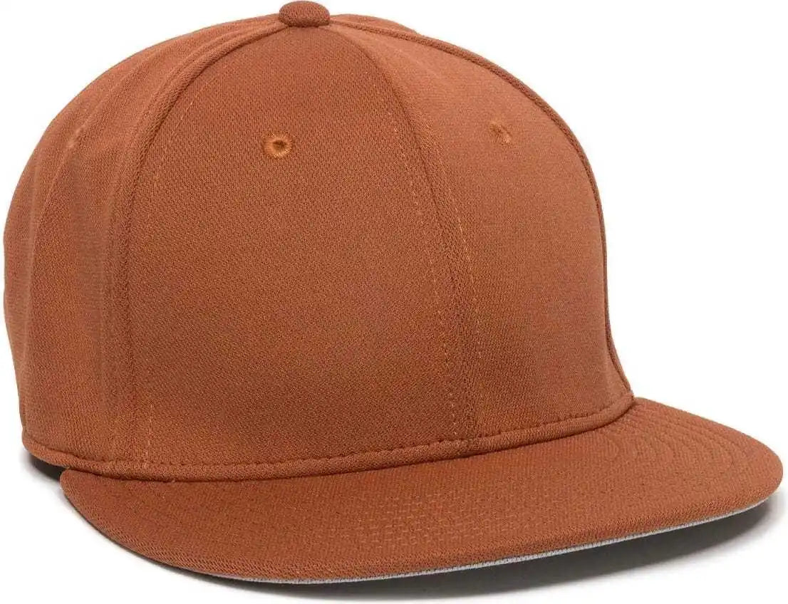 Oc Sports Tgs1930x Proflex Bamboo Charcoal Flat Visor Cap - Bt Orange - Burnt / 6 3/8’’ - 3/4’’