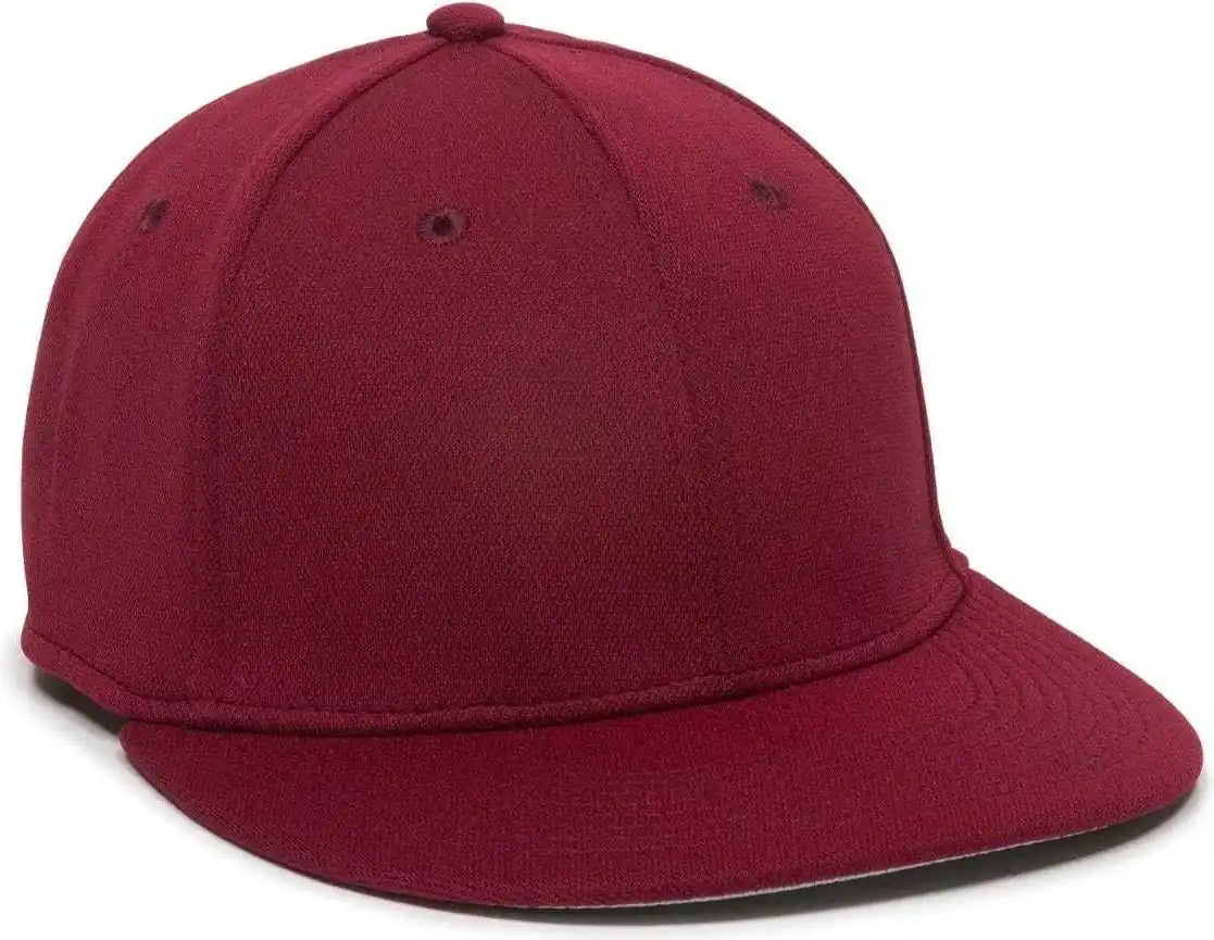 Oc Sports Tgs1930x Proflex Bamboo Charcoal Flat Visor Cap - Cardinal - 6 3/8’’ - 3/4’’