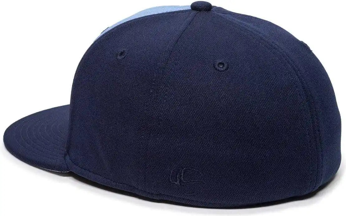 Oc Sports Tgs1930x Proflex Bamboo Charcoal Flat Visor Cap - Columbia Blue Navy