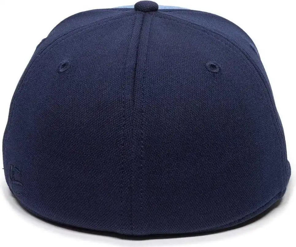 Oc Sports Tgs1930x Proflex Bamboo Charcoal Flat Visor Cap - Columbia Blue Navy